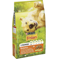 Сухой корм Friskies Dog Balance для собак с курицей и овощами  10 кг