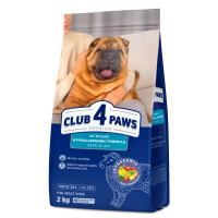 Сухий корм для собак усіх порід Club 4 Paws Premium 2 кг (ягня та рис)