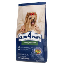 Сухий корм для собак дрібних порід Club 4 Paws Premium 14 кг - качка