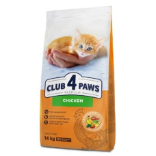 Сухий корм для кошенят Club 4 Paws Premium 14 кг - курка
