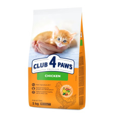 Сухий корм для кошенят Club 4 Paws Premium 5 кг - курка