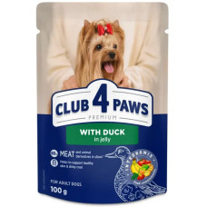 Вологий корм для собак Club 4 Paws Premium pouch (24 шт упаковка) качка