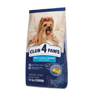 Сухий корм для собак малих порід Club 4 Paws Premium 14 кг (лосось)