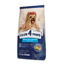 Сухий корм для собак малих порід Club 4 Paws Premium 14 кг (лосось)