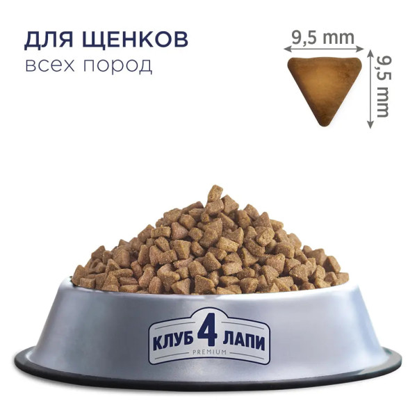 Сухий корм для цуценят малих порід Club 4 Paws Premium 2 кг (курка) Club 4 Paws – купити зі знижкою %