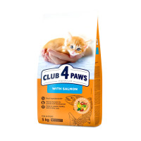 Сухой корм для котят Club 4 Paws Premium 5 кг - лосось