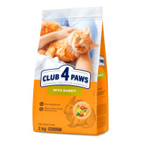 Сухий корм для котів Club 4 Paws Premium 2 кг - кролик