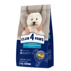 Сухий корм для собак малих порід Club 4 Paws Premium 2 кг (ягня)
