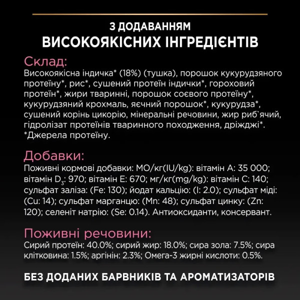 Корм сухой для кошек ProPlan Delicate, с индейкой, чувствительное пищеварение,10кг Pro Plan – купить со скидкой