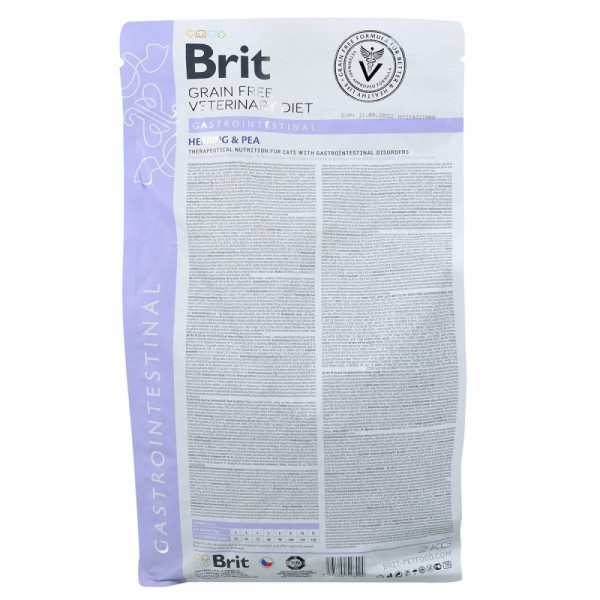 Brit GF Veterinary Diet Cat Gastrointestina сухий корм для котів із захворюваннями ШКТ, 2 кг Brit VetDiets – купити зі знижкою %