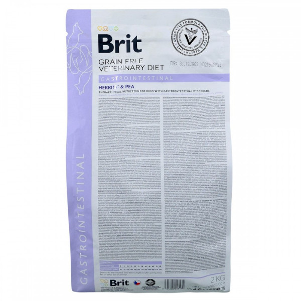 Brit GF VetDiet Dog Gastrointestinal сухий корм для собак при захворюванні ШКТ 12кг Brit VetDiets – купити зі знижкою %