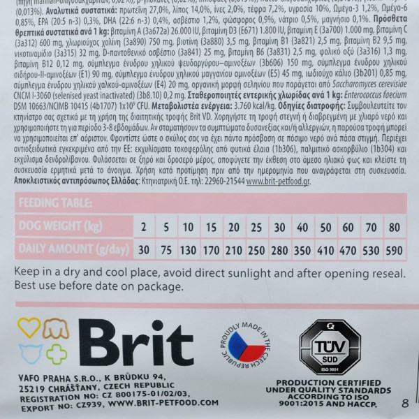 Brit GF VetDiet Dog Hypoallergenic сухий корм для собак при аллергії 2кг Brit VetDiets – купити зі знижкою %