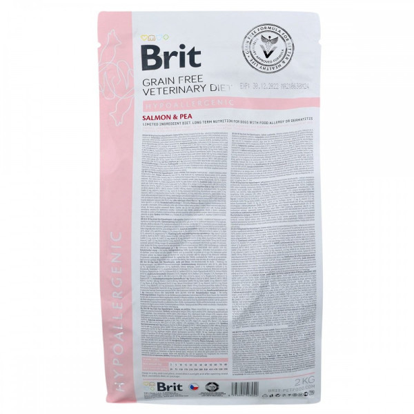 Brit GF VetDiet Dog Hypoallergenic сухий корм для собак при аллергії 2кг Brit VetDiets – купити зі знижкою %