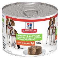 Вологий корм для собак Hill's Science Plan Puppy & Mother 200 г курка(1 упаковка 12 шт)