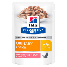 Влажный корм для котов Hill’s Prescription Diet c/d Urinary Care 85 г лосось(1 упаковка 12 шт)