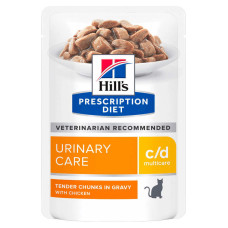 Влажный корм для котов Hill’s Prescription Diet c/d Urinary Care 85 г курица(1 упаковка 12 шт)