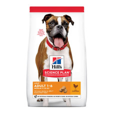 Сухой корм для собак Hill’s Science Plan Adult Light Medium Breed 14 кг - курица