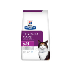 Сухой корм Hills PD Feline Y/D для кошек при заболеваниях щитовидной железы, 3 кг
