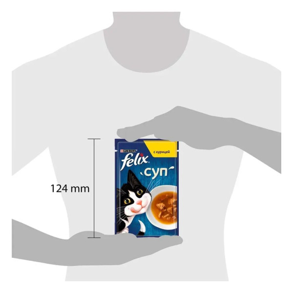 Вологий корм FELIX Sensations Soup Суп з куркою 48 г*30 шт. – купити зі знижкою %