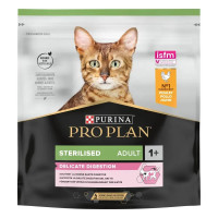 Сухой корм для кошек с чувствительным пищеварением Pro Plan Delicate Turkey 400 г - курица