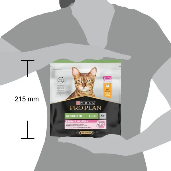 Сухой корм для кошек с чувствительным пищеварением Pro Plan Delicate Turkey 400 г - курица Pro Plan – купить со скидкой