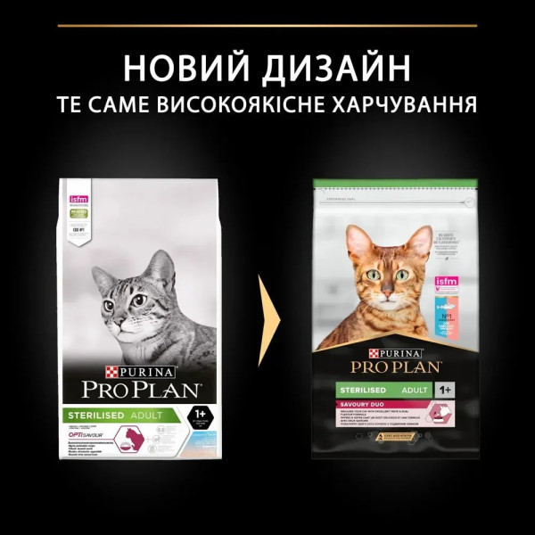 Сухой корм для стерилизованных кошек Pro Plan Sterilised 10 кг - треска и форель Pro Plan – купить со скидкой