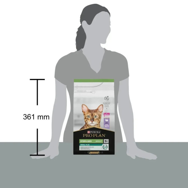 Purina Pro Plan Sterilised Сухой корм с индейкой для стерилизованных кошек, 1,5 кг Pro Plan – купить со скидкой