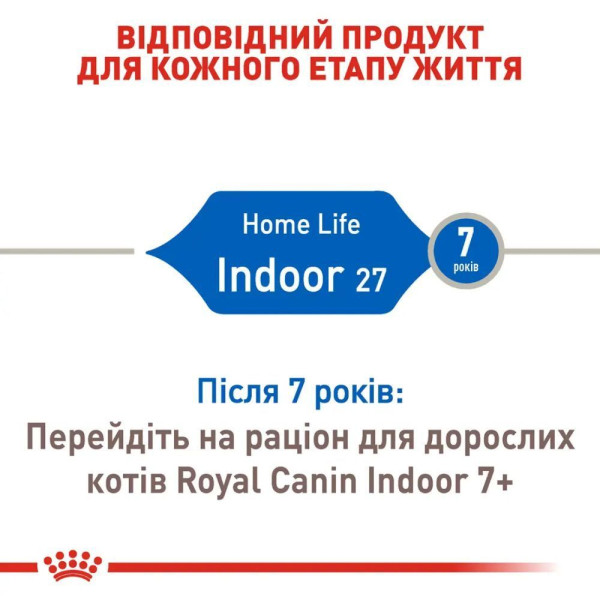 Royal Canin Indoor 27 сухий корм для котів 10 кг Royal Canin – купити зі знижкою %