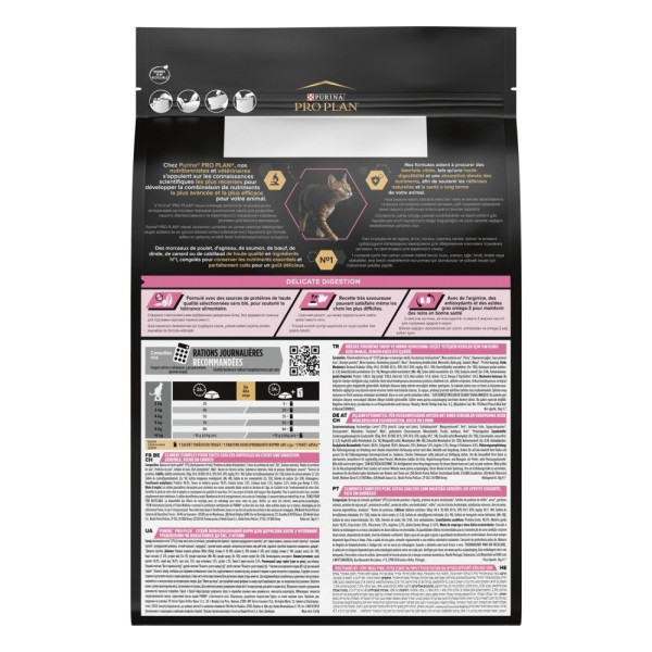 Сухой корм для кошек с чувствительным пищеварением Pro Plan Delicate Lamb 3 кг - ягнёнок Pro Plan – купить со скидкой