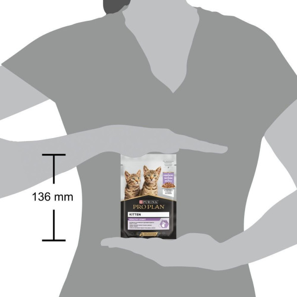 Влажный корм для котят Pro Plan Kitten Healthy Start pouch 85 г 26 шт - индейка Pro Plan – купить со скидкой