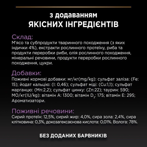 Влажный корм для котят Pro Plan Kitten Healthy Start pouch 85 г 26 шт - индейка Pro Plan – купить со скидкой