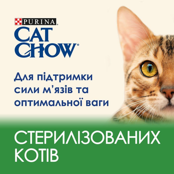 Сухий корм для котів Cat Chow Sterilized 15 кг - індичка Cat Chow – купити зі знижкою %