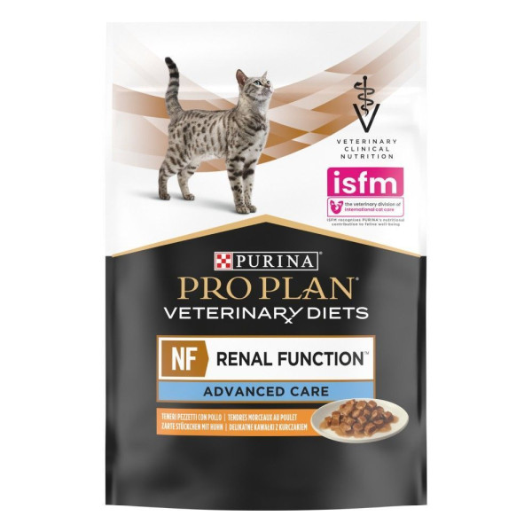 Влажный корм для кошек Pro Plan Veterinary Diets NF Advanced care 85 г (курица) 10 шт Pro Plan Veterinary Diets – купить со скидкой