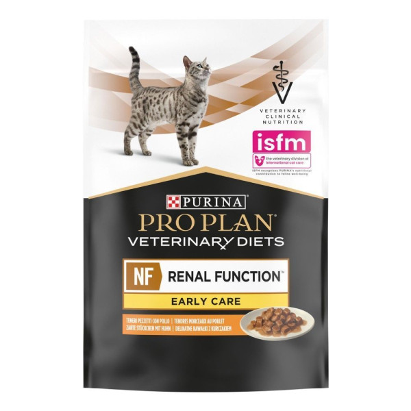 Вологий корм для котів Pro Plan Veterinary Diets NF EarCare pouch 85 г — курка 10шт Pro Plan Veterinary Diets – купити зі знижкою %