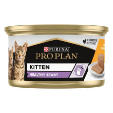 Влажный корм для котят Pro PlanKitten Healthy Start Chicken 85 г (курица) 24 шт