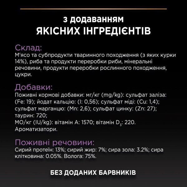 Влажный корм для котят Pro PlanKitten Healthy Start Chicken 85 г (курица) 24 шт Pro Plan – купить со скидкой