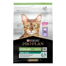 Сухой для стерилизованных кошек ProPlan Sterilised Adult 1+ Renal Plus 3 кг - индейка