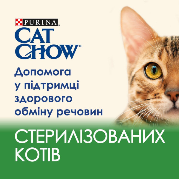 Вологий корм для стерилізованих котів Cat Chow Adult (ягня та квасоля)(1 упаковка 26 шт) Cat Chow – купити зі знижкою %