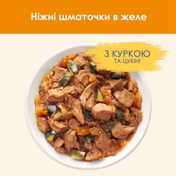 Влажный корм для кошек Cat Chow Adult (курица и цуккини)(1 упаковка 26 шт) Cat Chow – купить со скидкой