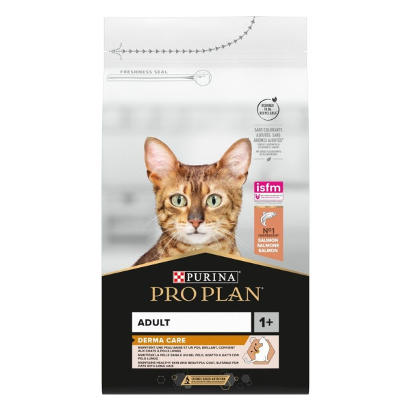 Сухой корм для кошек, шерсть которых требует дополнительного ухода Pro Plan Elegant Adult Salmon 1,5 кг - лосось Pro Plan – купить со скидкой