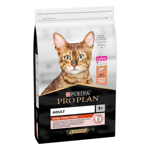 Сухой корм для взрослых кошек Pro Plan Original Adult Salmon 10 кг - лосось Pro Plan – купить со скидкой