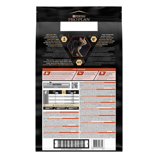 Сухой корм для взрослых кошек Pro Plan Original Adult Salmon 10 кг - лосось Pro Plan – купить со скидкой