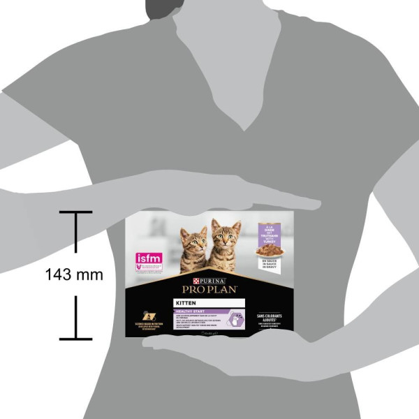Влажный корм для котят Pro Plan Kitten Healthy Start 10 pouch х 85 г - индейка Pro Plan – купить со скидкой