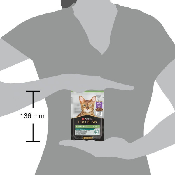Влажный корм для котов Pro Plan Sterilized Adult pouch 85 г 26 шт - утка Pro Plan – купить со скидкой