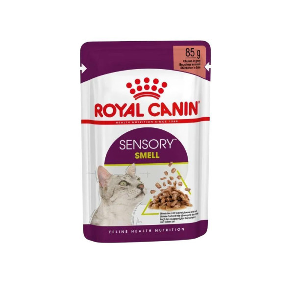 Вологий корм для котів Royal Canin Sensory Smell Gravy pouch 85 г (1 упак 12 шт) Royal Canin – купити зі знижкою %