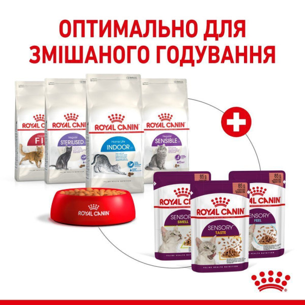 Вологий корм для котів Royal Canin Sensory Feel Gravy pouch 85 г (1 упак 12 шт) Royal Canin – купити зі знижкою %