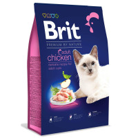 Сухий корм для котів Brit Premium by Nature Cat Adult Chicken 8 кг - курка