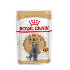 Вологий корм для котів породи британська короткошерста Royal Canin British Shorthair Adult Gravy pouch 85 г (1 упак 12 шт)