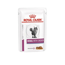 Royal Canin Renal вологий корм для котів 85 г - курка (1 упак 12 шт) 
