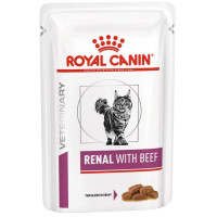 Royal Canin Renal вологий корм для котів 85 г - яловичина (1 упак 12 шт) 